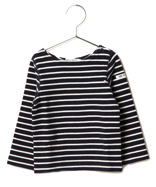 B:MING by BEAMS（ビーミングバイビームス）の「ビーミング by ビームス / ストレッチフライス長袖Tシャツ（Tシャツ/カットソー・キッズ・ネイビー/イエロー系その他/オフホワイト/ライトグレー・80/90/110/100/130/120）」の8枚目の写真