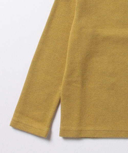 B:MING by BEAMS（ビーミングバイビームス）の「ビーミング by ビームス / ストレッチフライス長袖Tシャツ（Tシャツ/カットソー・キッズ・ネイビー/イエロー系その他/オフホワイト/ライトグレー・80/90/110/100/130/120）」の12枚目の写真