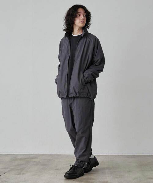 coen（コーエン）の「ナイロングログランスポーツトラックジャケット（ナイロンジャケット・メンズ・ダークグレー/ブラック・L/M/S/XL）」の13枚目の写真