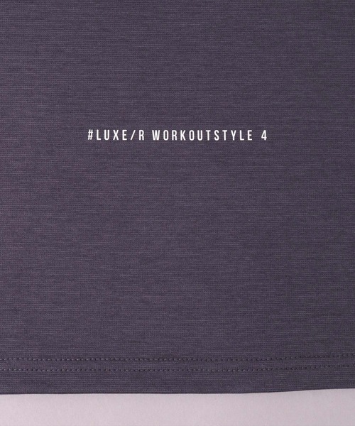 (RM)【LUXE/R GOLF】ストレッチ スムース ハイネック ラグラン 長袖 Tシャツ（Tシャツ/カットソー）｜LUXE/R GOLF（ラグジュ ゴルフ）