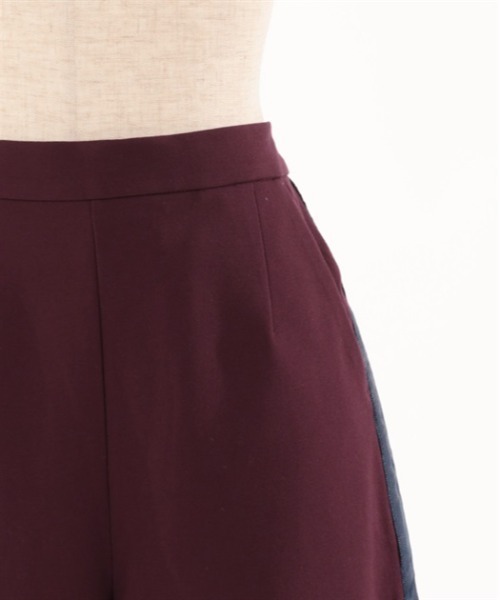 axes femme（アクシーズファム）の「リボン付ラインジャージパンツ（その他パンツ・レディース・ワイン/ブラック/サックスブルー・FREE）」の4枚目の写真