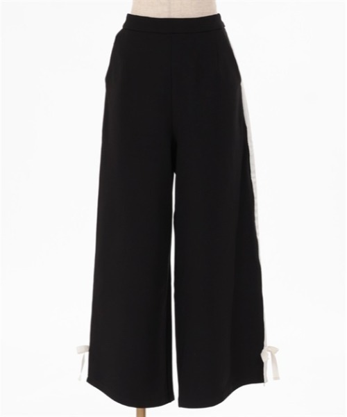 axes femme（アクシーズファム）の「リボン付ラインジャージパンツ（その他パンツ・レディース・ワイン/ブラック/サックスブルー・FREE）」の8枚目の写真