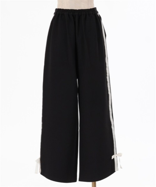 axes femme（アクシーズファム）の「リボン付ラインジャージパンツ（その他パンツ・レディース・ワイン/ブラック/サックスブルー・FREE）」の10枚目の写真