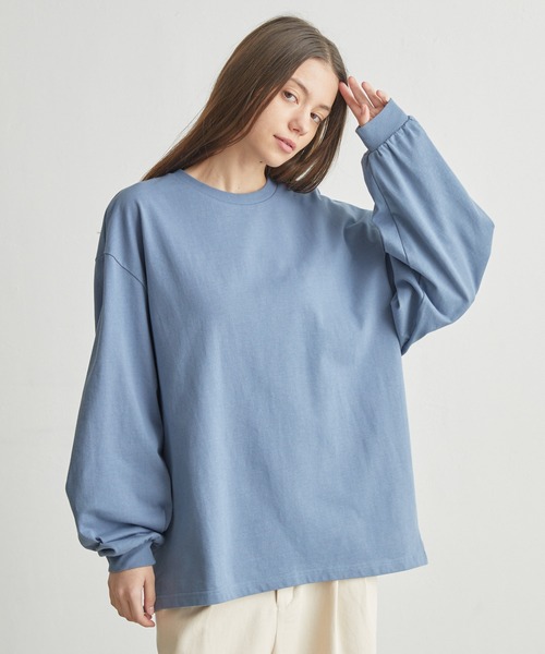 Mal. 長袖Tシャツ バルーン袖 molk tシャツ 「molk」バルーンスリーブロングTシャツ メンズ