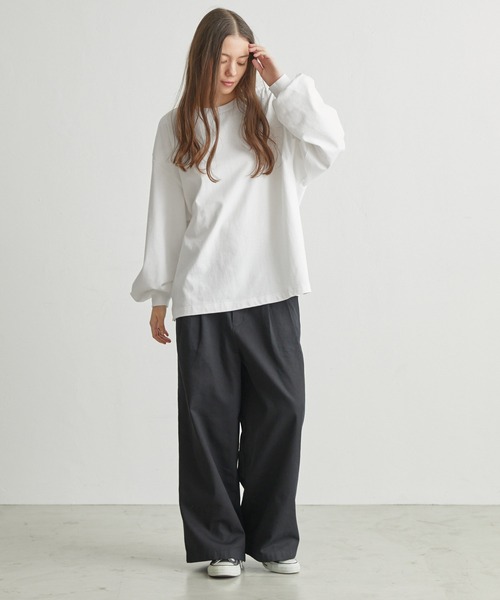 molk】バルーンスリーブロングTシャツ（Tシャツ/カットソー
