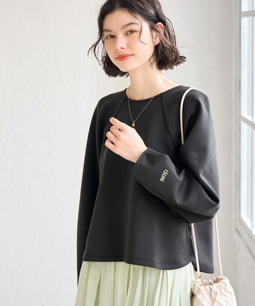 ROPE' PICNIC（ロペピクニック）の「CALINE×ROPE' PICNIC/ダンボールカットトップス（Tシャツ/カットソー・レディース・チャコールグレー/ホワイト・38）」の8枚目の写真