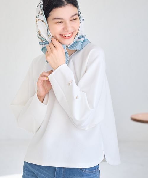 ROPE' PICNIC（ロペピクニック）の「CALINE×ROPE' PICNIC/ダンボールカットトップス（Tシャツ/カットソー・レディース・チャコールグレー/ホワイト・38）」の15枚目の写真