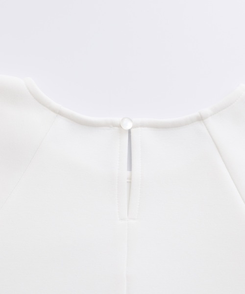 ROPE' PICNIC（ロペピクニック）の「CALINE×ROPE' PICNIC/ダンボールカットトップス（Tシャツ/カットソー・レディース・チャコールグレー/ホワイト・38）」の3枚目の写真