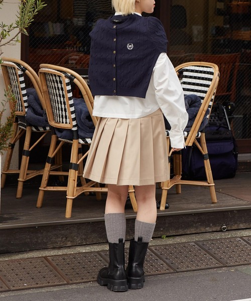 w closet（ダブルクローゼット）の「プリーツサイドリボンスカート