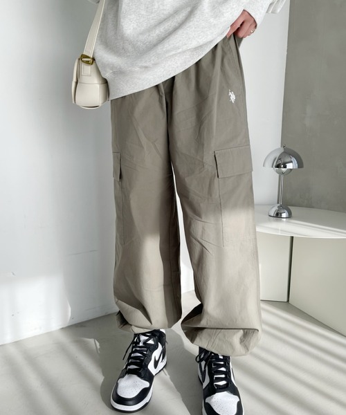 U.S. POLO ASSN.(ユーエスポロアッスン)の「U.S.POLO ASSN.カーゴパンツ(カーゴパンツ・レディース・ベージュ/カーキ・FREE)」の13枚目の写真