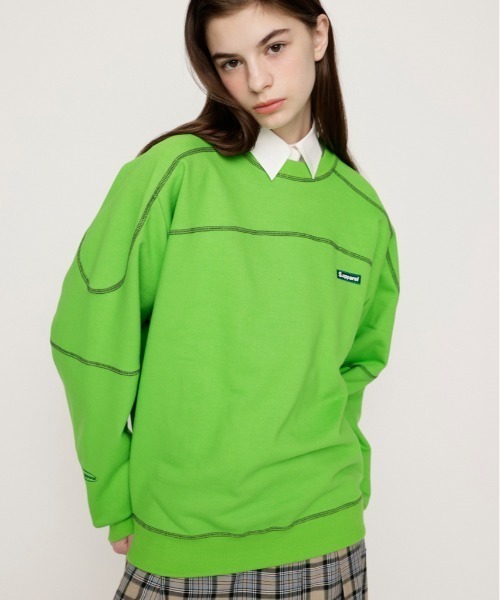 SLY（スライ）の「STITCHED LINE SW TOPS ステッチ ライン