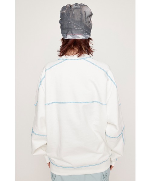 SLY STITCHED LINE SW トップス SLY（スライ）の「STITCHED LINE SW TOPS ステッチ ライン
