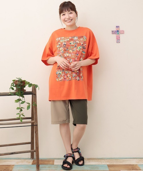 チチカカ（チチカカ）の「クレイジーカラーハーフパンツ【ユニセックス】（その他パンツ・メンズ・カーキ/ブラック・MEDIUM/LARGE）」の5枚目の写真