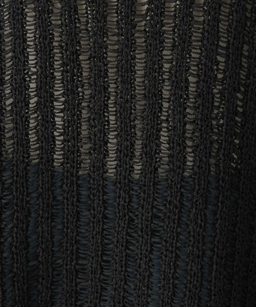 LEPSIM（レプシィム）の「5ゲージテープヤーン長袖プルオーバー　995370（Tシャツ/カットソー・レディース・ライトオリーブ/ブラック/ベージュ・FREE）」の21枚目の写真