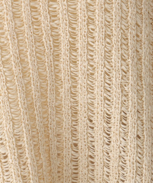 LEPSIM（レプシィム）の「5ゲージテープヤーン長袖プルオーバー　995370（Tシャツ/カットソー・レディース・ライトオリーブ/ブラック/ベージュ・FREE）」の22枚目の写真