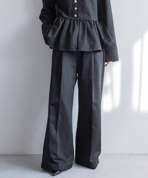 yuw（ユウ）の「タックバギーパンツ 106300（その他パンツ・レディース・ブラック/ナチュラル・MEDIUM/LARGE）」の17枚目の写真