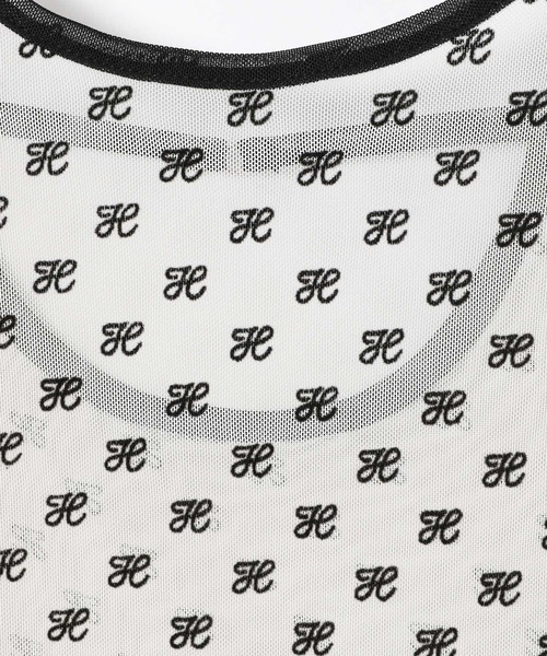 Heather（ヘザー）の「バックオープンシアーTEE 111383（Tシャツ