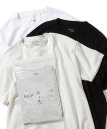 CRIMIE（クライミー）の「CREW NECK T-SHIRT 2P + 1P SERVICE 3P PACK / 無地クルーネック 2P + 1P サービス3P パック（Tシャツ/カットソー）」