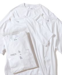 CRIMIE（クライミー）の「CREW NECK T-SHIRT 2P + 1P SERVICE 3P PACK / 無地クルーネック 2P + 1P サービス3P パック（Tシャツ/カットソー）」