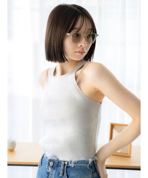 Ungrid（アングリッド）の「ウェリントンカラーレンズサングラス（サングラス・レディース・クリア/ブラック・FREE）」の14枚目の写真