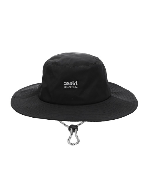 X-girl(エックスガール)の「ADVENTURE HAT(ハット・レディース・ブラック/ベージュ・ONE SIZE)」の4枚目の写真