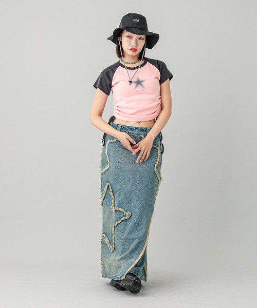 X-girl(エックスガール)の「ADVENTURE HAT(ハット・レディース・ブラック/ベージュ・ONE SIZE)」の16枚目の写真