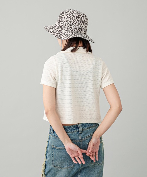 X-girl(エックスガール)の「ADVENTURE HAT(ハット・レディース・ブラック/ベージュ・ONE SIZE)」の21枚目の写真