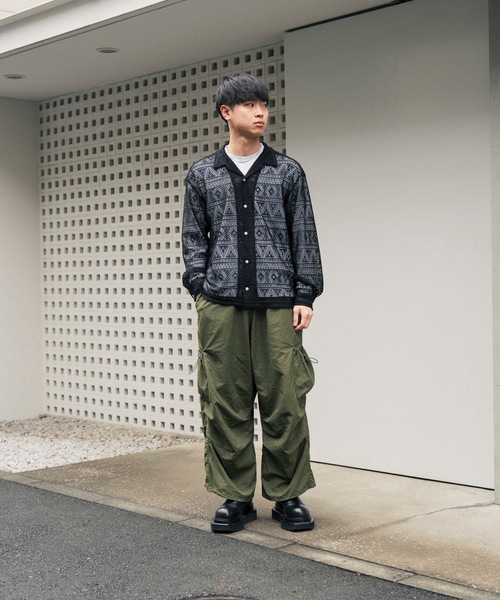 COLIN(コリン)の「COLIN:MONOTONE LACE SHIRTS / モノトーン レース シャツ(シャツ/ブラウス・メンズ・ブラック・M/L)」の7枚目の写真