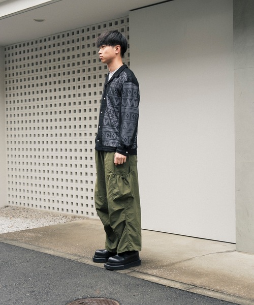 COLIN(コリン)の「COLIN:MONOTONE LACE SHIRTS / モノトーン レース シャツ(シャツ/ブラウス・メンズ・ブラック・M/L)」の8枚目の写真
