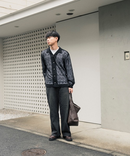 COLIN(コリン)の「COLIN:MONOTONE LACE SHIRTS / モノトーン レース シャツ(シャツ/ブラウス・メンズ・ブラック・M/L)」の10枚目の写真