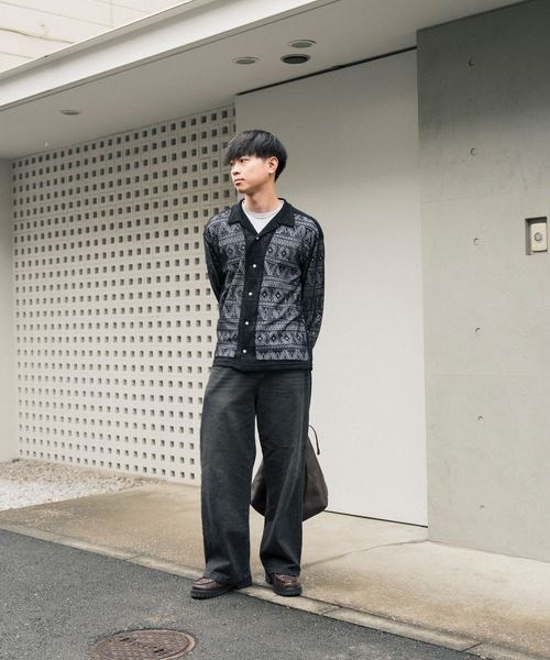COLIN(コリン)の「COLIN:MONOTONE LACE SHIRTS / モノトーン レース シャツ(シャツ/ブラウス・メンズ・ブラック・M/L)」の11枚目の写真