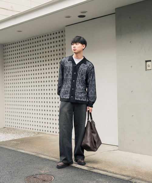 COLIN(コリン)の「COLIN:MONOTONE LACE SHIRTS / モノトーン レース シャツ(シャツ/ブラウス・メンズ・ブラック・M/L)」の12枚目の写真
