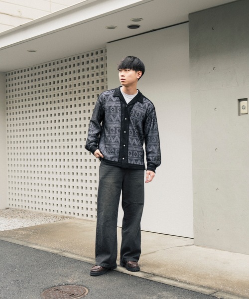 COLIN(コリン)の「COLIN:MONOTONE LACE SHIRTS / モノトーン レース シャツ(シャツ/ブラウス・メンズ・ブラック・M/L)」の13枚目の写真