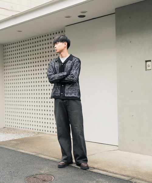 COLIN(コリン)の「COLIN:MONOTONE LACE SHIRTS / モノトーン レース シャツ(シャツ/ブラウス・メンズ・ブラック・M/L)」の14枚目の写真