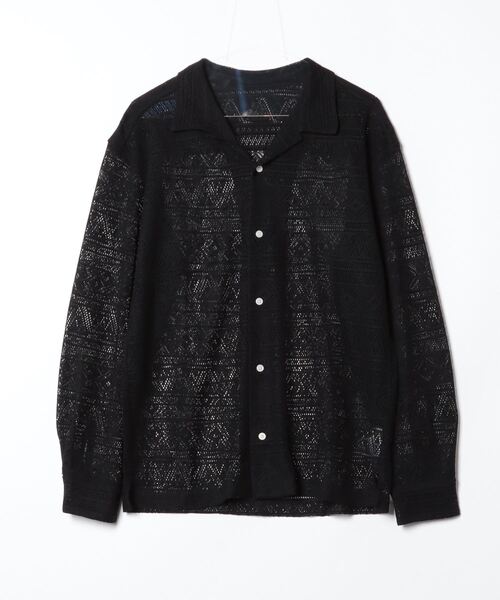 COLIN(コリン)の「COLIN:MONOTONE LACE SHIRTS / モノトーン レース シャツ(シャツ/ブラウス・メンズ・ブラック・M/L)」の22枚目の写真