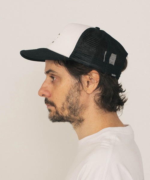 SILAS（サイラス）の「SILASxMAW MikeL TRUCKER CAP（キャップ・メンズ・ブラック・ONE SIZE）」の3枚目の写真