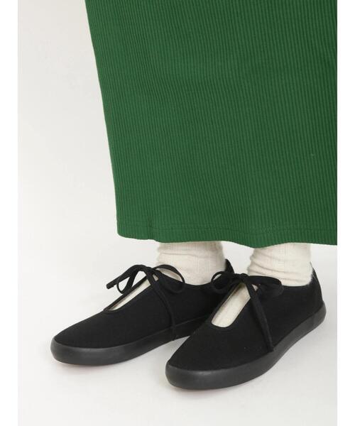 Samansa Mos2（サマンサ モスモス）の「リボンスニーカー（スニーカー・レディース・ブラック/オフホワイト・L/M）」の11枚目の写真