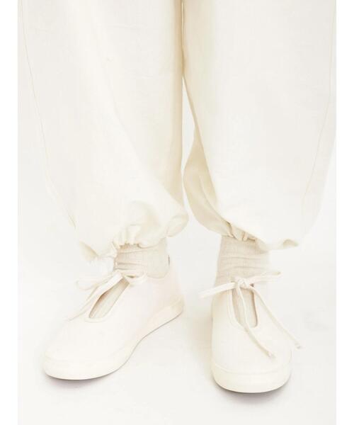 Samansa Mos2（サマンサ モスモス）の「リボンスニーカー（スニーカー・レディース・ブラック/オフホワイト・L/M）」の12枚目の写真