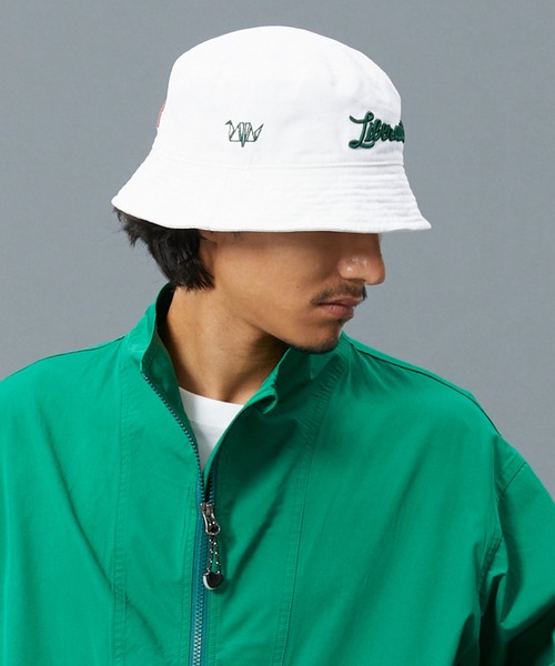 Liberaiders(リベレイダース)の「Liberaiders/リベレイダース CHAMPIONSHIP BUCKET HAT 刺繍バケットハット(ハット・メンズ・ブラック/ホワイト・L/XL)」の10枚目の写真