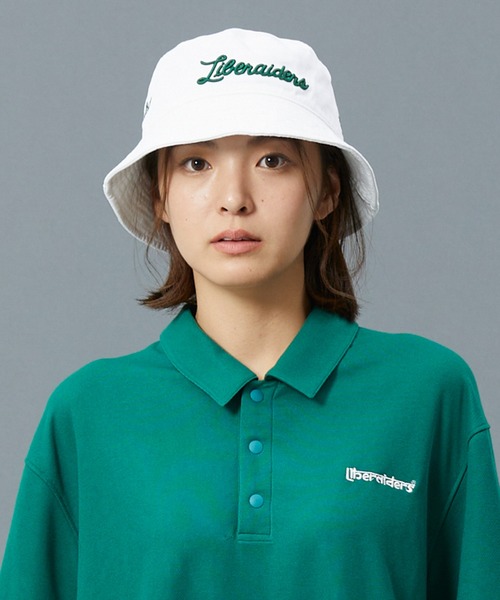 Liberaiders(リベレイダース)の「Liberaiders/リベレイダース CHAMPIONSHIP BUCKET HAT 刺繍バケットハット(ハット・メンズ・ブラック/ホワイト・L/XL)」の11枚目の写真