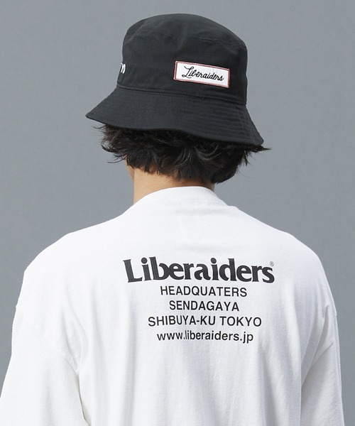 Liberaiders(リベレイダース)の「Liberaiders/リベレイダース CHAMPIONSHIP BUCKET HAT 刺繍バケットハット(ハット・メンズ・ブラック/ホワイト・L/XL)」の18枚目の写真