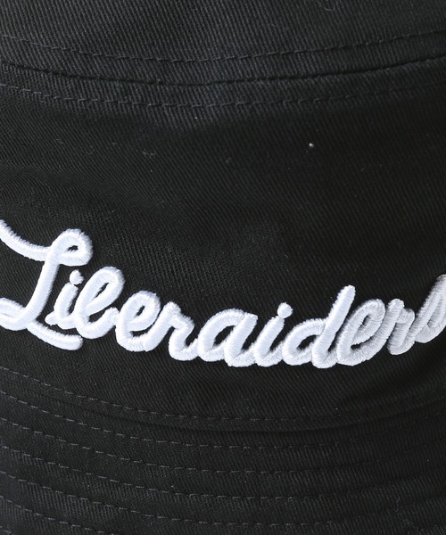 Liberaiders(リベレイダース)の「Liberaiders/リベレイダース CHAMPIONSHIP BUCKET HAT 刺繍バケットハット(ハット・メンズ・ブラック/ホワイト・L/XL)」の3枚目の写真