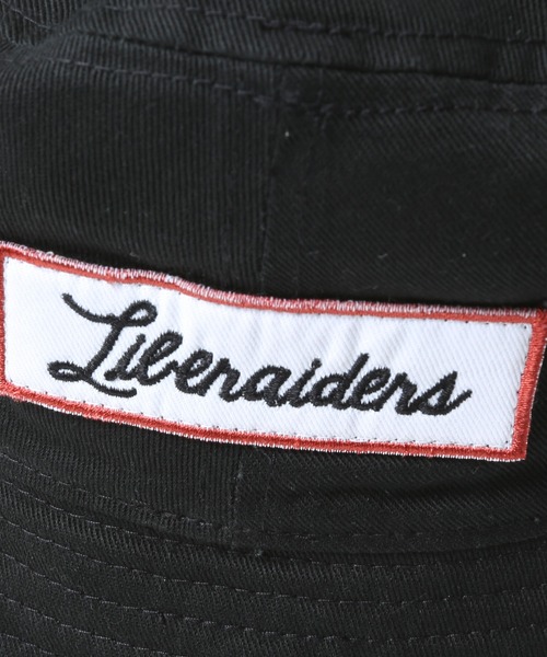 Liberaiders(リベレイダース)の「Liberaiders/リベレイダース CHAMPIONSHIP BUCKET HAT 刺繍バケットハット(ハット・メンズ・ブラック/ホワイト・L/XL)」の6枚目の写真