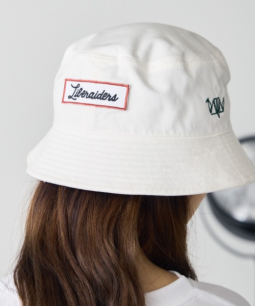 Liberaiders(リベレイダース)の「Liberaiders/リベレイダース CHAMPIONSHIP BUCKET HAT 刺繍バケットハット(ハット・メンズ・ブラック/ホワイト・L/XL)」の14枚目の写真