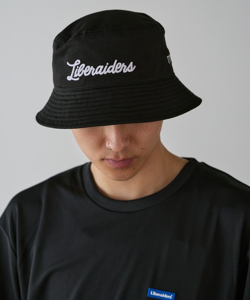 Liberaiders(リベレイダース)の「Liberaiders/リベレイダース CHAMPIONSHIP BUCKET HAT 刺繍バケットハット(ハット・メンズ・ブラック/ホワイト・L/XL)」の21枚目の写真