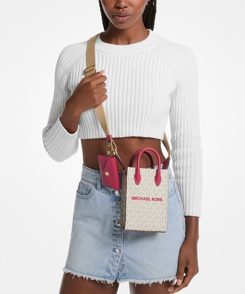 マイケルコース MIRELLA スマートフォン クロスボディエクストラ  