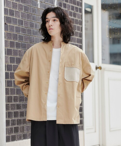coen(コーエン)の「<Parknik>アウトドアシャツ(シャツ/ブラウス・メンズ・パープル/ベージュ/ブラック・XL/L/M)」の11枚目の写真