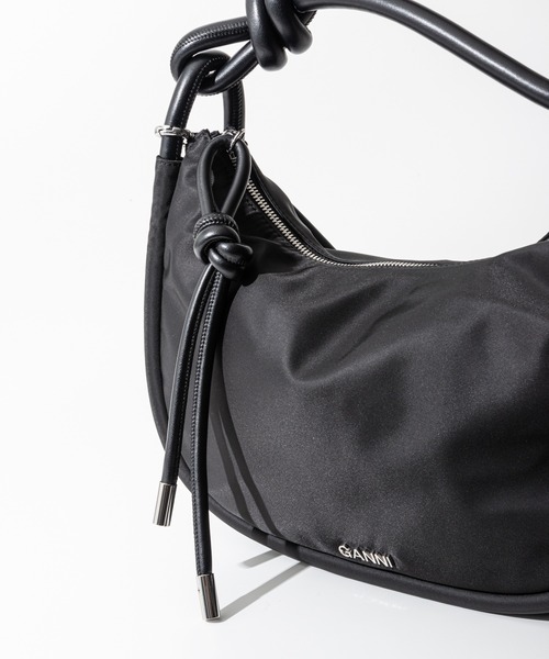 GANNI（ガニー）の「GANNI Knot Baguette ガニー ノット ハンドバッグ（ハンドバッグ・レディース・ブラック・FREE）」の15枚目の写真
