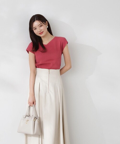 PROPORTION BODY DRESSING（プロポーションボディドレッシング）の「変わり編み２ＷＡＹリブニット / 1214170421（ニット/セーター・レディース・ホワイト系その他/ピンク/ネイビー・FREE）」の14枚目の写真