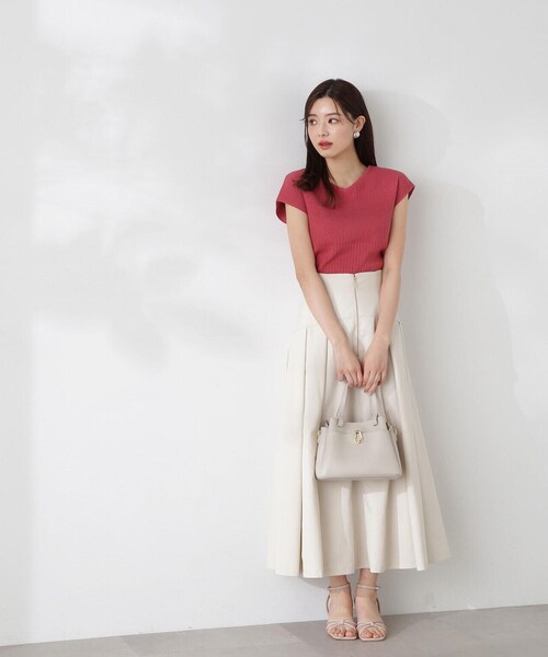 PROPORTION BODY DRESSING（プロポーションボディドレッシング）の「変わり編み２ＷＡＹリブニット / 1214170421（ニット/セーター・レディース・ホワイト系その他/ピンク/ネイビー・FREE）」の15枚目の写真